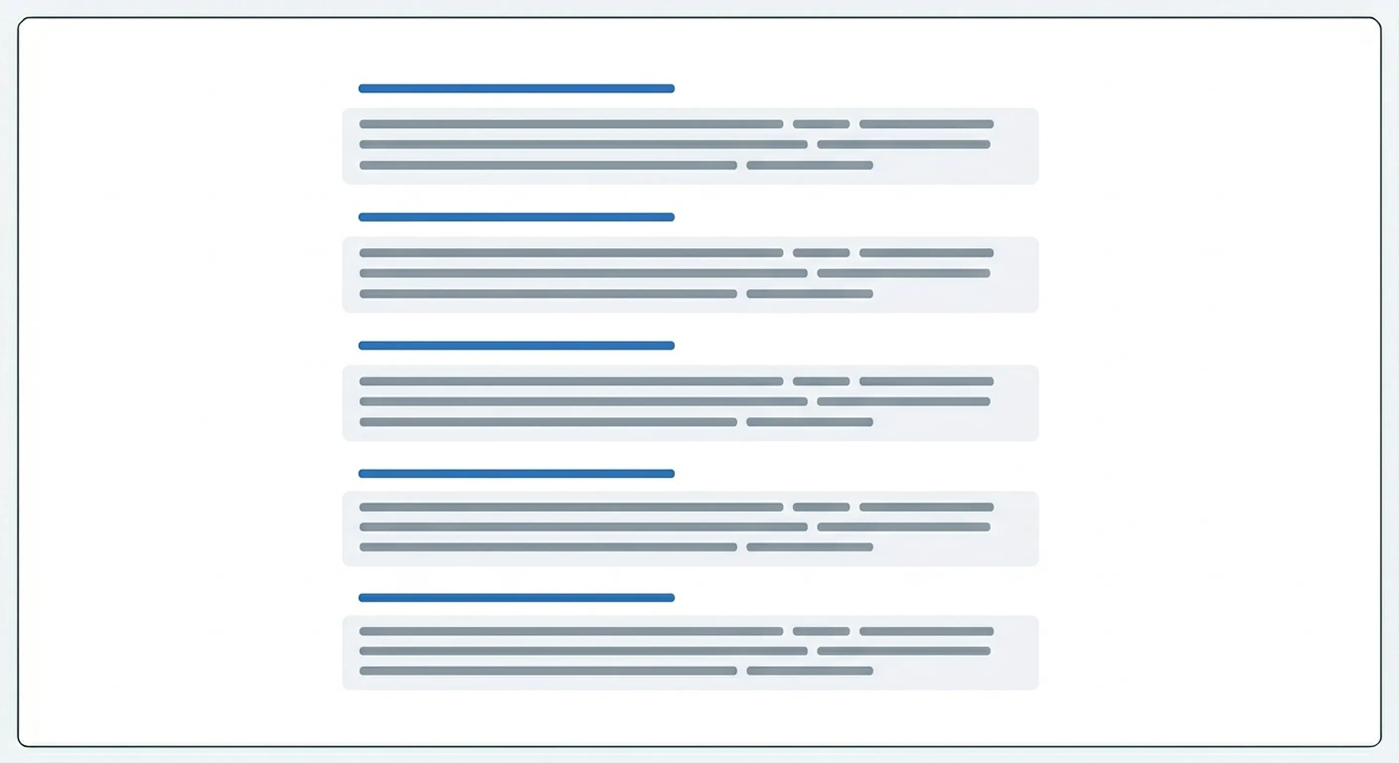 シンプル型のFAQページUIパターン