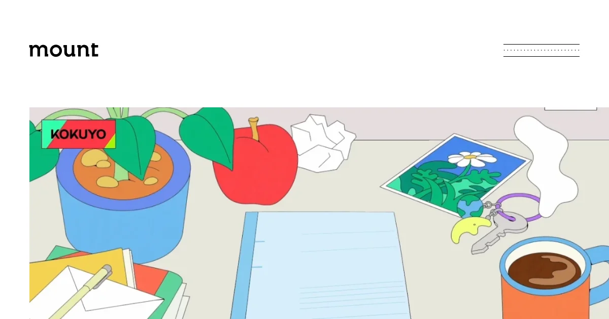 mount inc. | ブランド戦略+デザイン | design practiceのPCサイズの画像