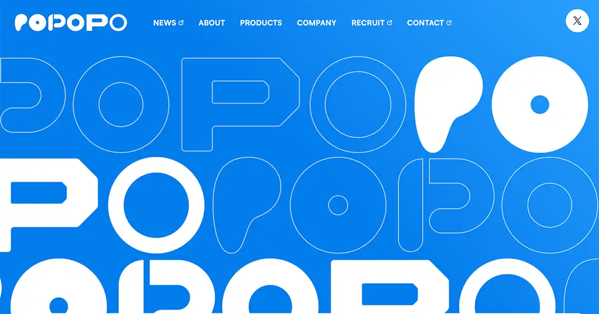 POPOPO株式会社のPCサイズの画像