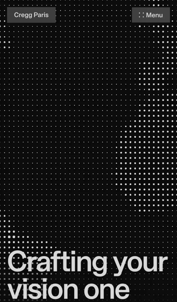 Crafting your vision one dot at a time. | CREGG Parisのモバイルサイズの画像