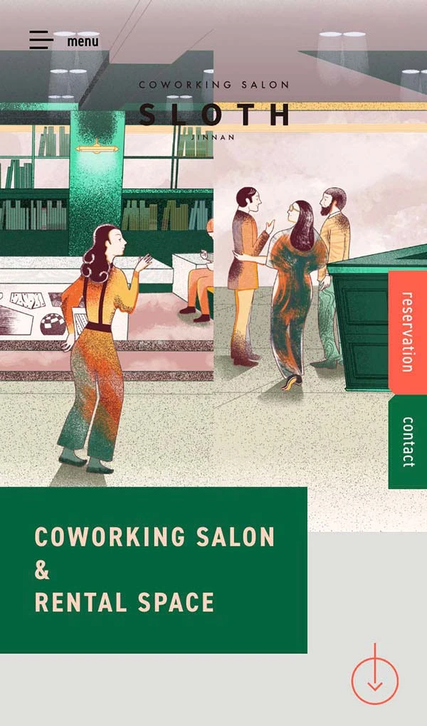 SLOTH JINNAN｜COWORKING SALONのモバイルサイズの画像