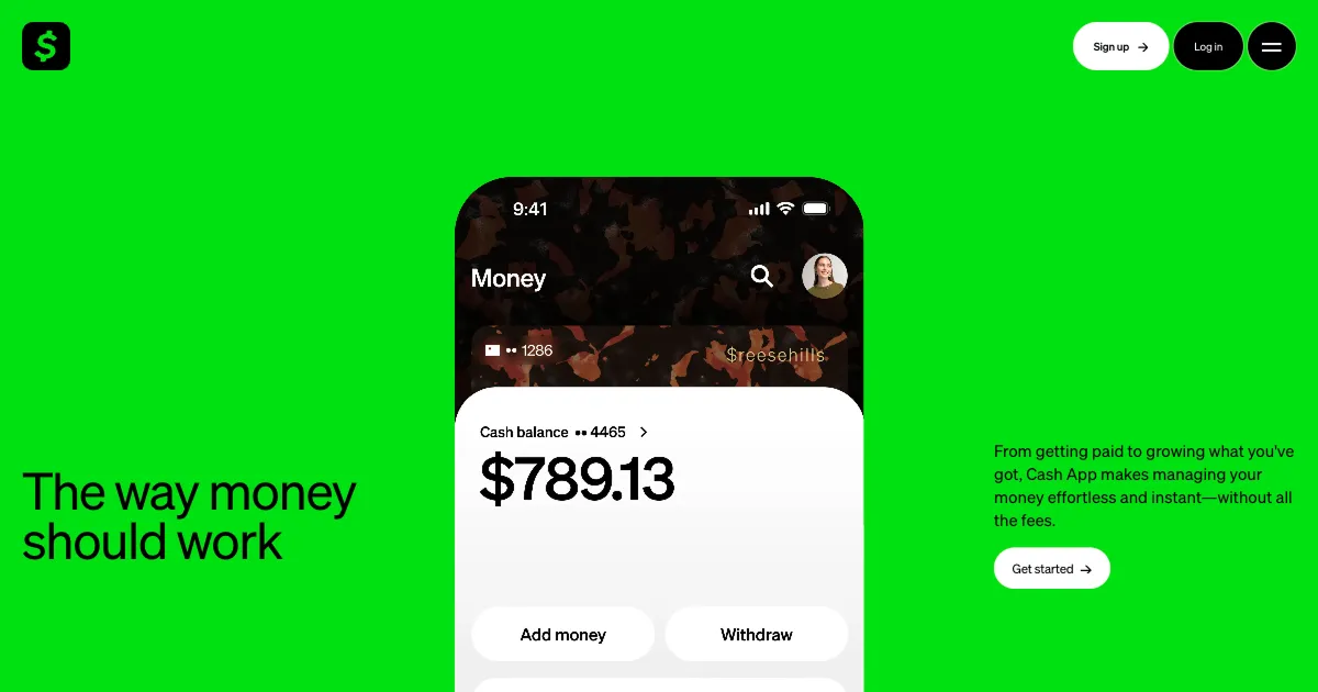 Send, Receive, Invest, & Manage Your Money with Cash AppのPCサイズの画像