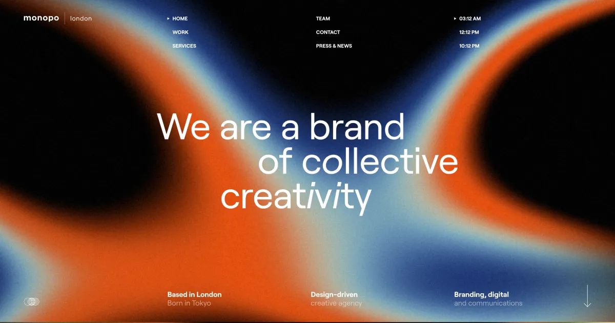 monopo london | Tokyo-born design-driven creative agency.monopo londonのPCサイズの画像