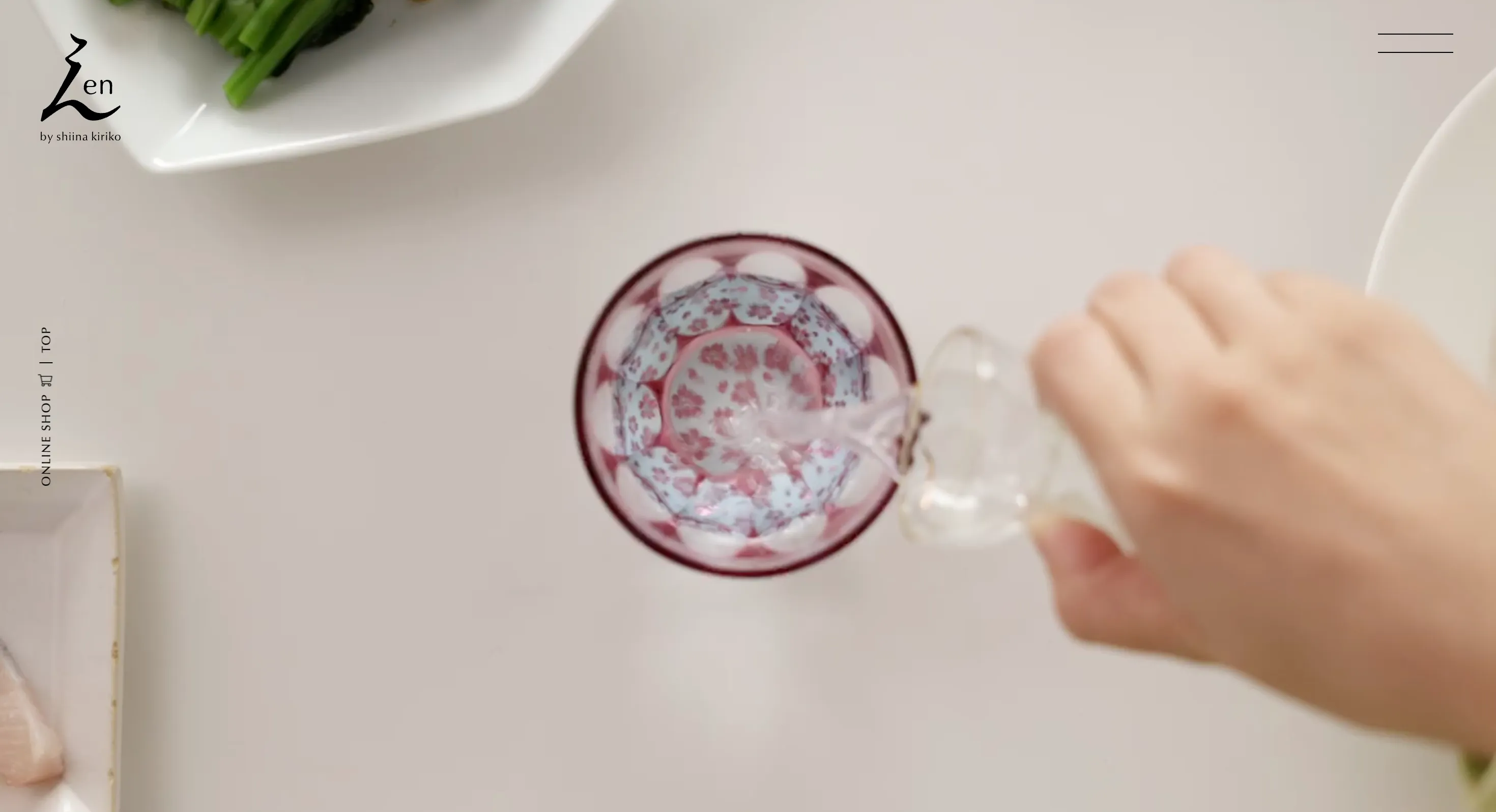 椎名切子en - 縁をふかめる切子のギフトのPCサイズの画像
