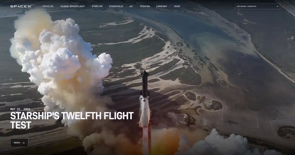 SpaceXのPCサイズの画像