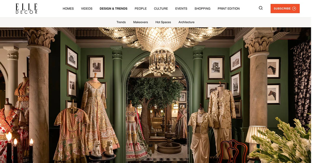 ELLE DECOR IndiaのPCサイズの画像