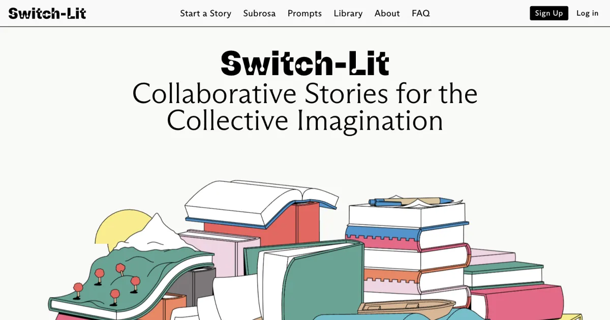 Switch-Lit • Collaborative Writing AppのPCサイズの画像