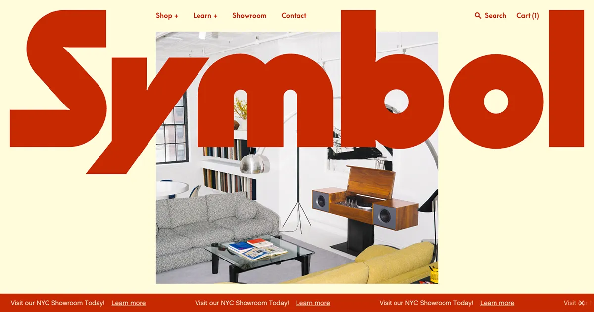 Custom Audio Furniture & Vinyl Record Storage | Symbol AudioのPCサイズの画像