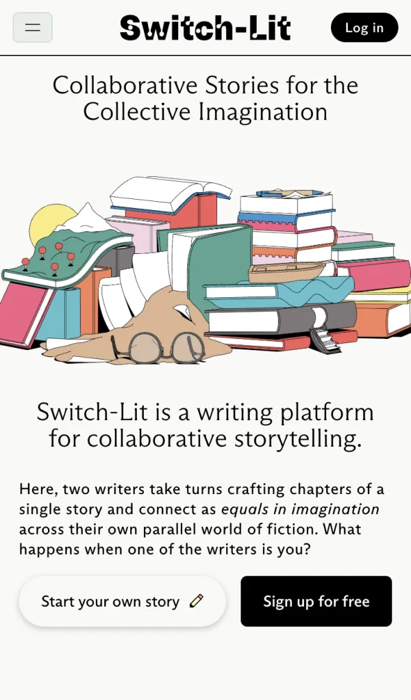 Switch-Lit • Collaborative Writing Appのモバイルサイズの画像