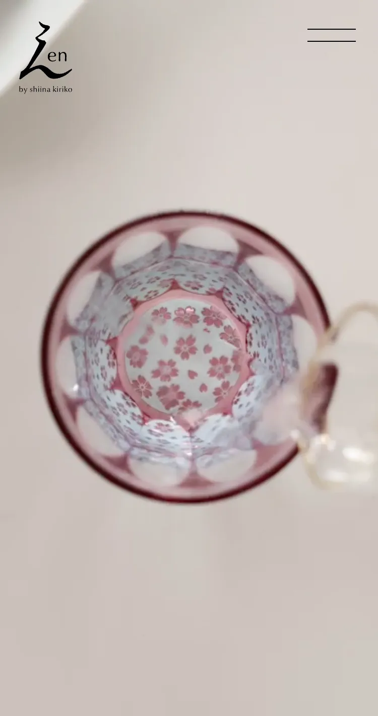 椎名切子en - 縁をふかめる切子のギフトのモバイルサイズの画像