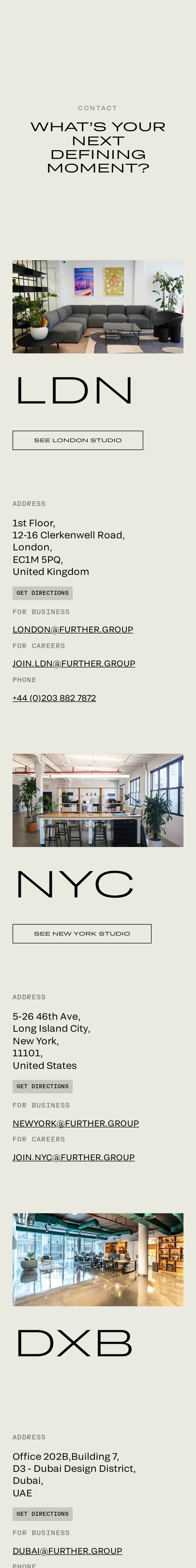 Further – Formerly DesignStudio | Creative, Branding & Design Agencyのモバイルサイズの画像