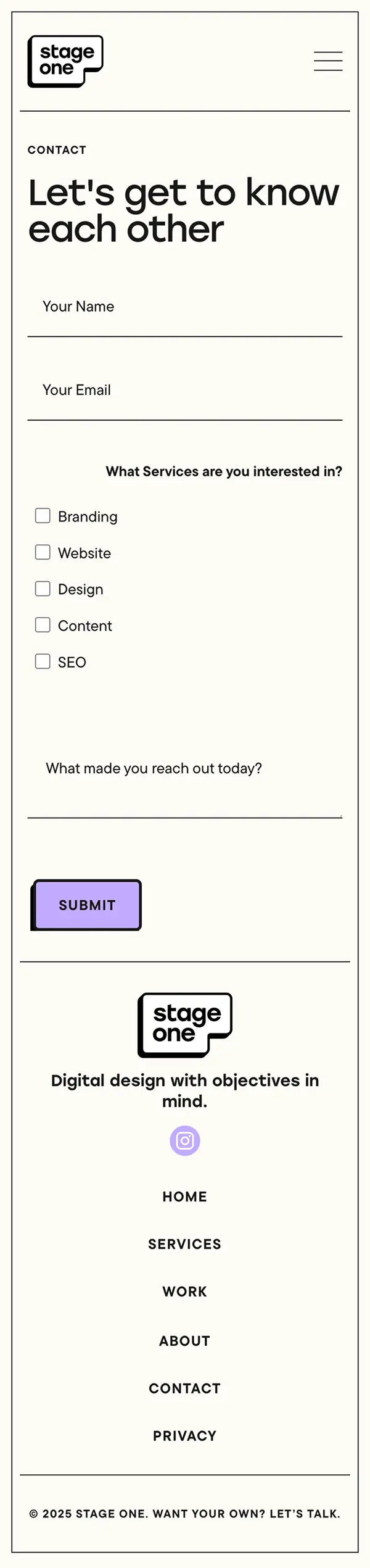 Stage one - Digital Design with objectives in mindのモバイルサイズの画像