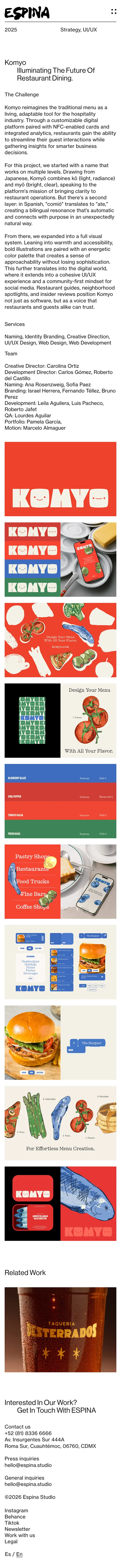 ESPINA Design Studio | Visual Storytellersのモバイルサイズの画像