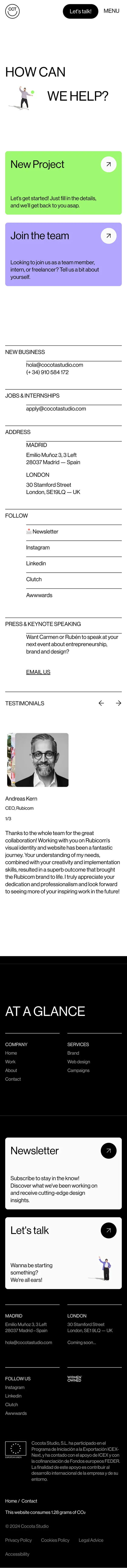 Cocota | Brand & Design Studioのモバイルサイズの画像