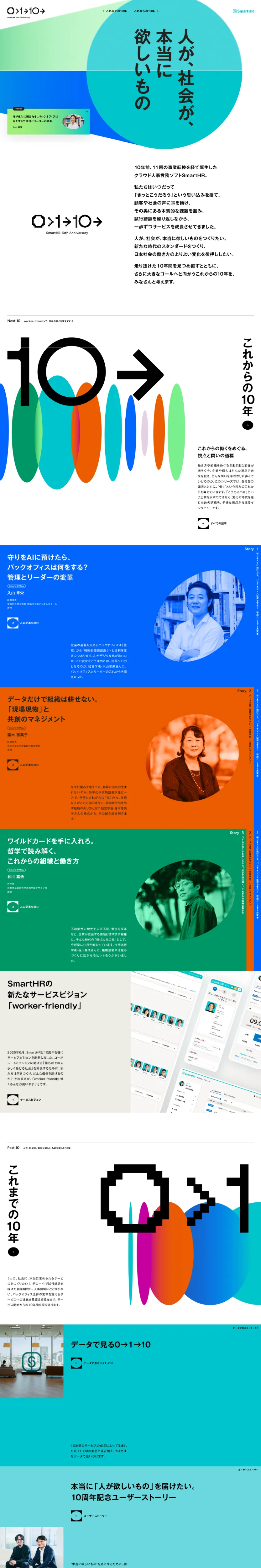 SmartHR 10th Anniversary｜人が、社会が、本当に欲しいもののPCサイズの画像