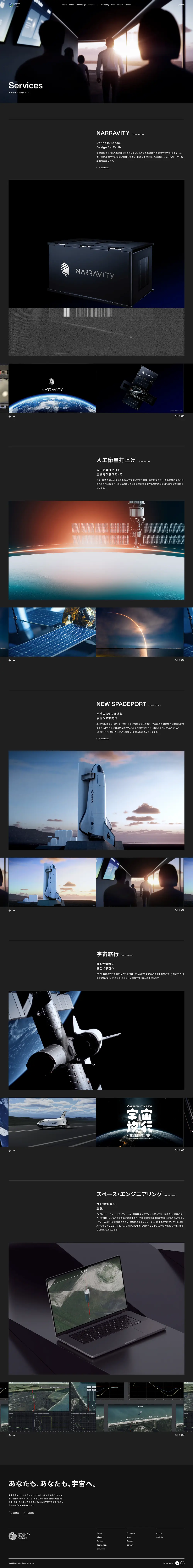 将来宇宙輸送システム株式会社 (ISC) | 毎日、人や貨物が届けられる世界。そんな当たり前を宇宙でも。のPCサイズのサービス紹介画像