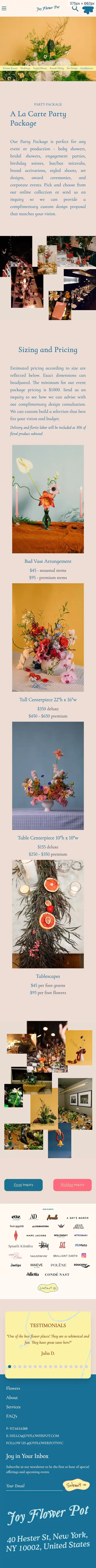 Joy Flower Potのモバイルサイズのサービス紹介画像
