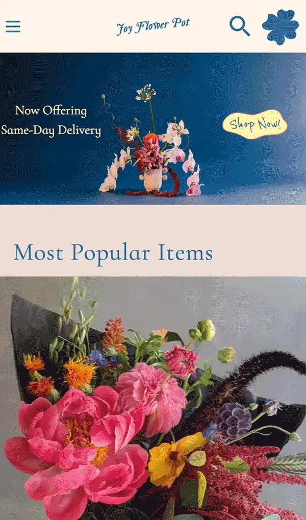 Joy Flower Potのモバイルサイズの画像