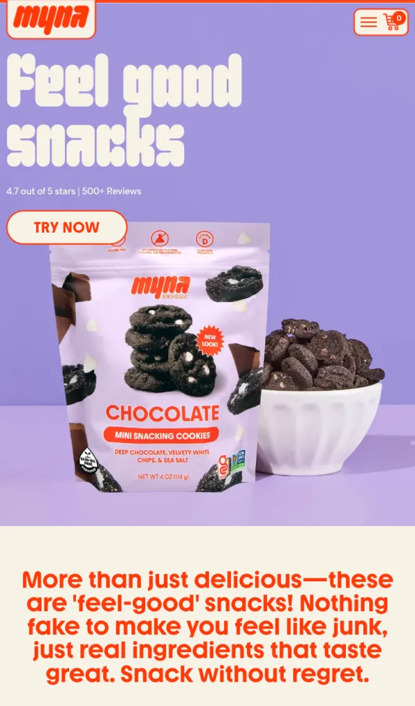 Myna Snacks | Better Snacks: Unlockedのモバイルサイズの画像