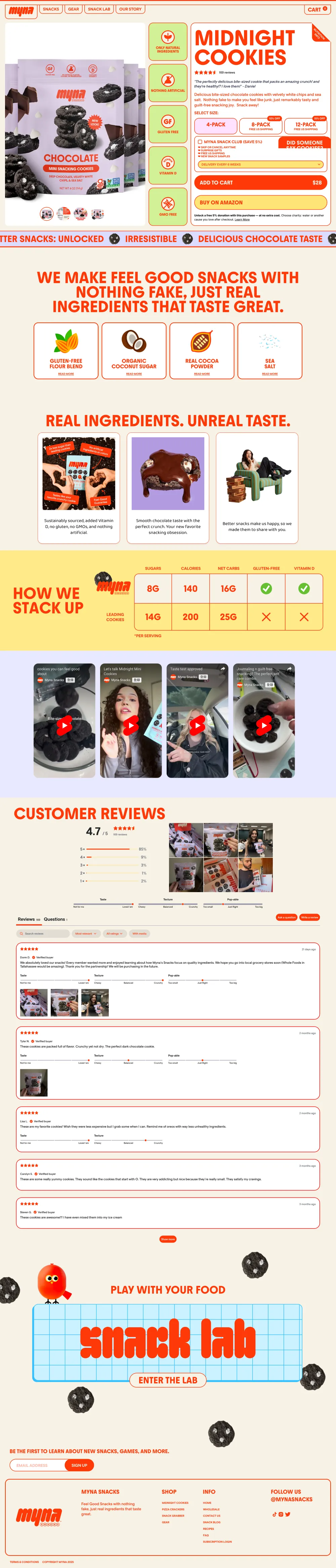 Myna Snacks | Better Snacks: UnlockedのPCサイズの投稿詳細(記事/商品など)画像