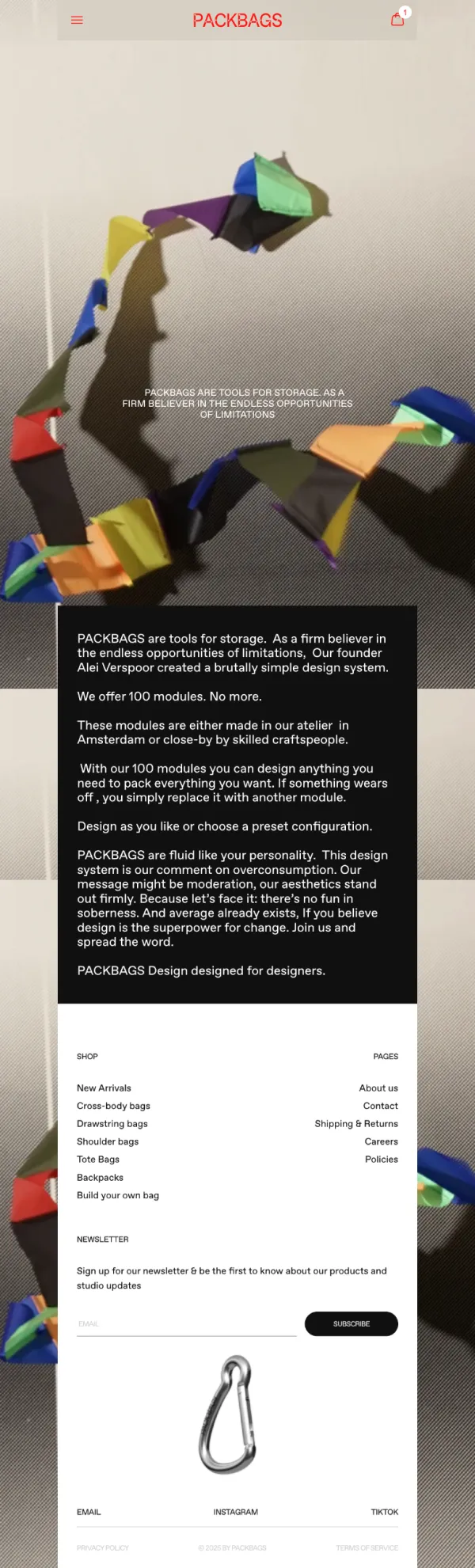 PACK BAGS – PACKBAGSのモバイルサイズのAboutページ画像