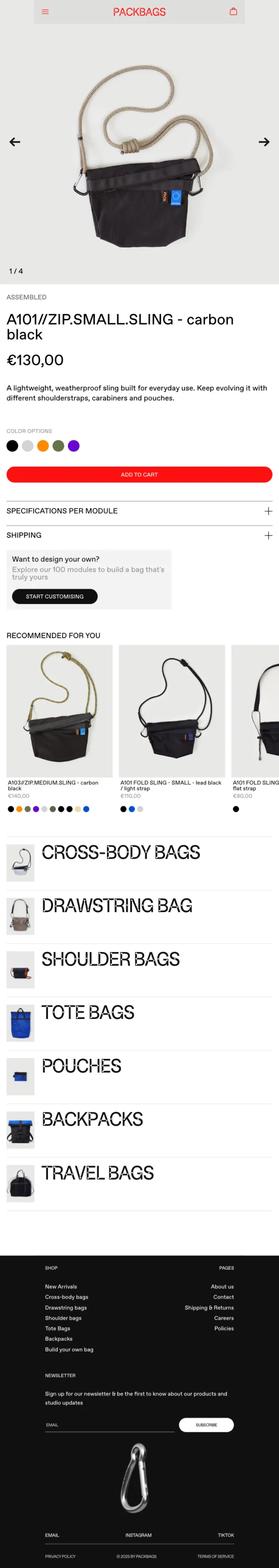 PACK BAGS – PACKBAGSのモバイルサイズの投稿詳細(記事/商品など)画像
