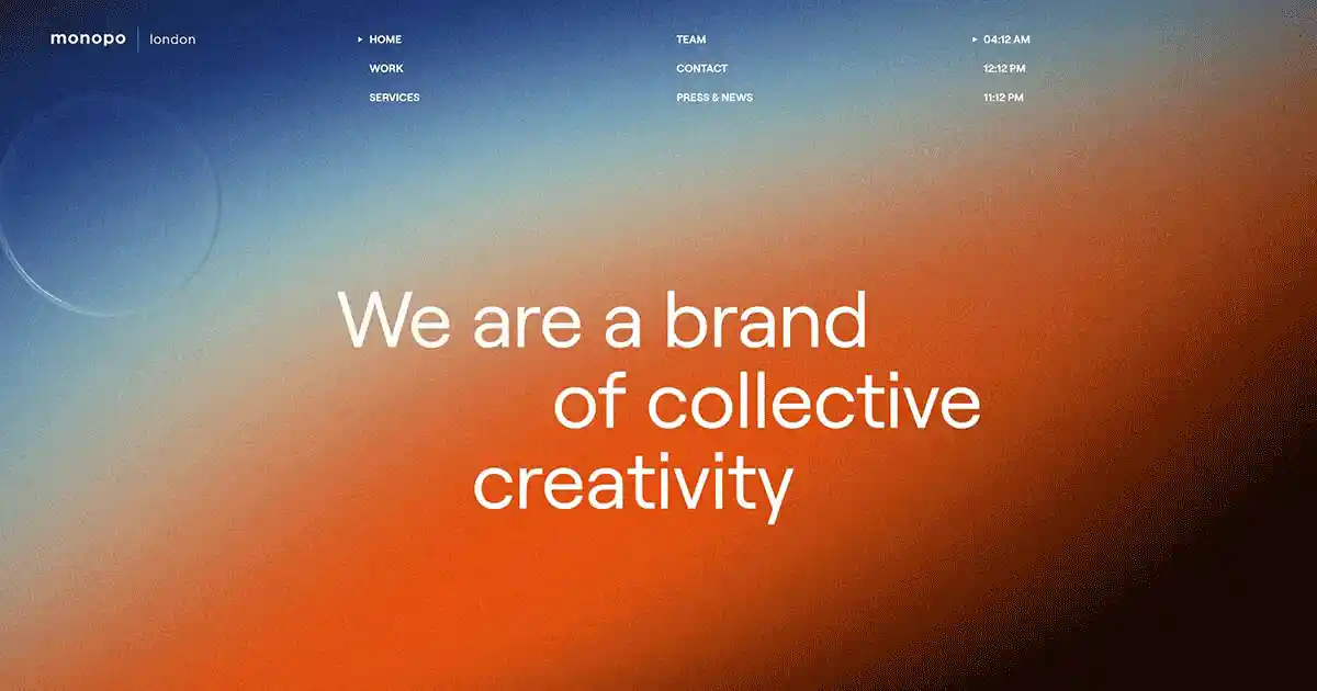 monopo london | Tokyo-born design-driven creative agency.monopo londonのPCサイズの画像