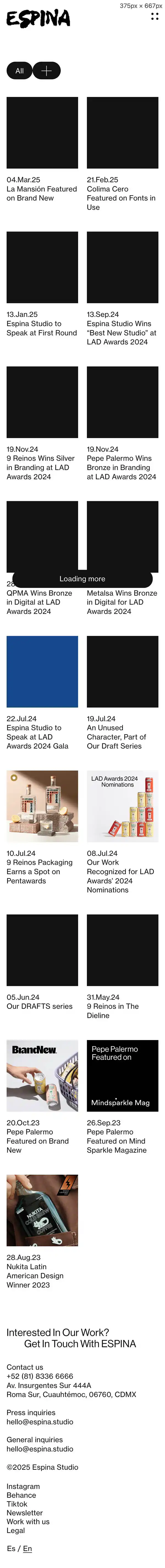 ESPINA Design Studio | Visual Storytellersのモバイルサイズの投稿一覧(記事/商品など)画像