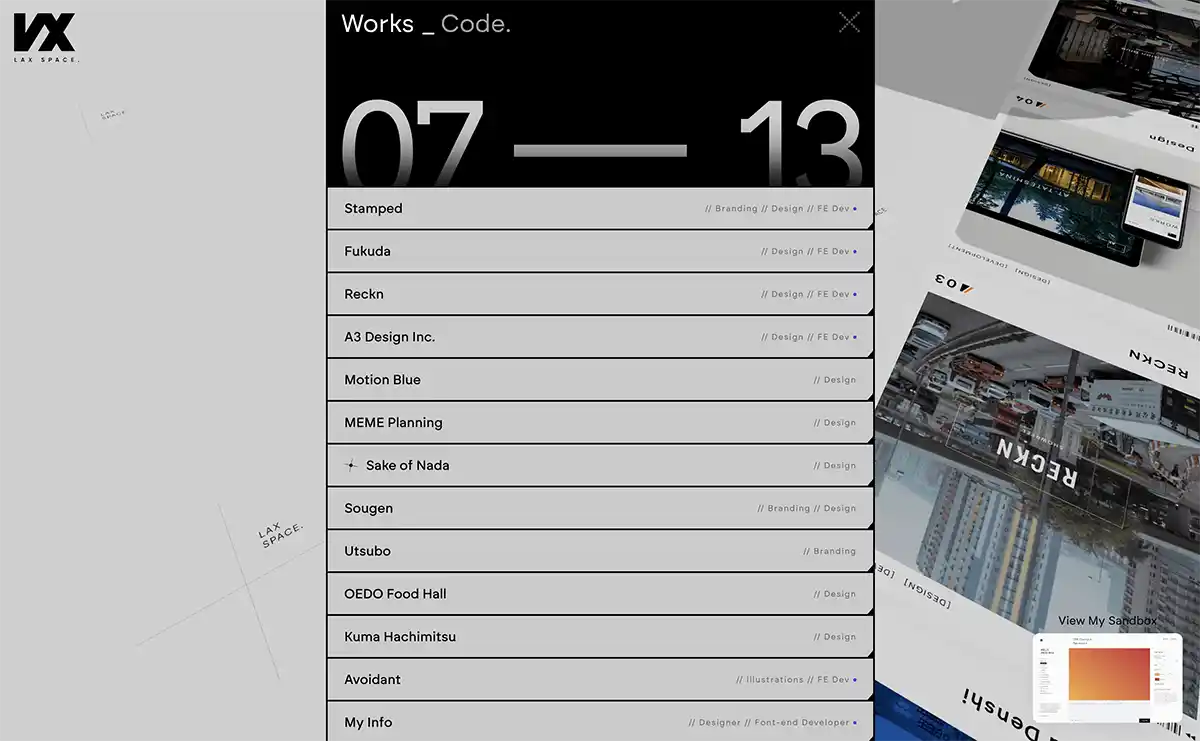 Lax Chee – Digital Creative Director + DeveloperのPCサイズの投稿一覧(記事/商品など)画像