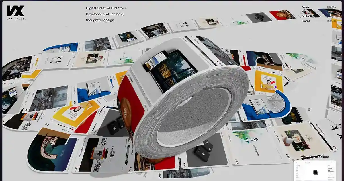 Lax Chee – Digital Creative Director + DeveloperのPCサイズの画像