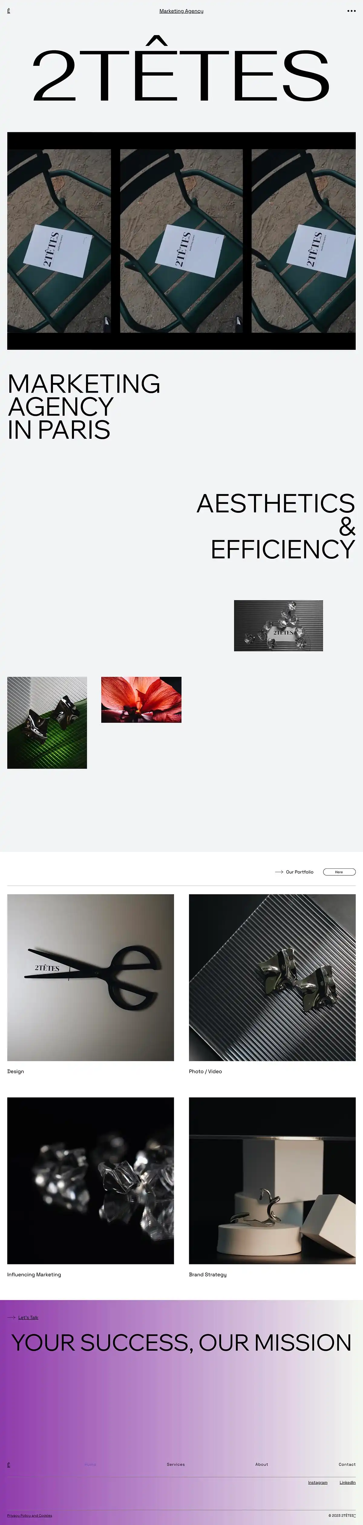 2TÊTES | Marketing agency in Paris |のPCサイズの画像